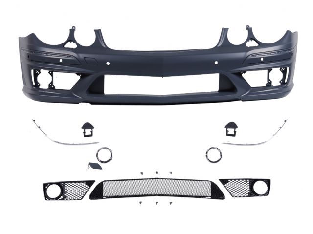 M. BENZ E-CLASS  W211 E63 AMG F/B W/ H/L WASHER W/O P.D.S HOLE, W/O FOG LAMP ASS'Y