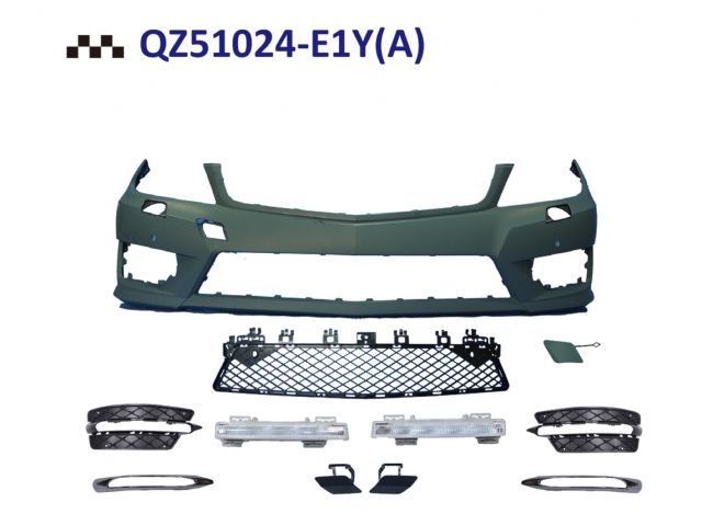 M. BENZ C-CLASS  W204 AMG F/B ASSY W/ WASHER W/O PDC W/DRL