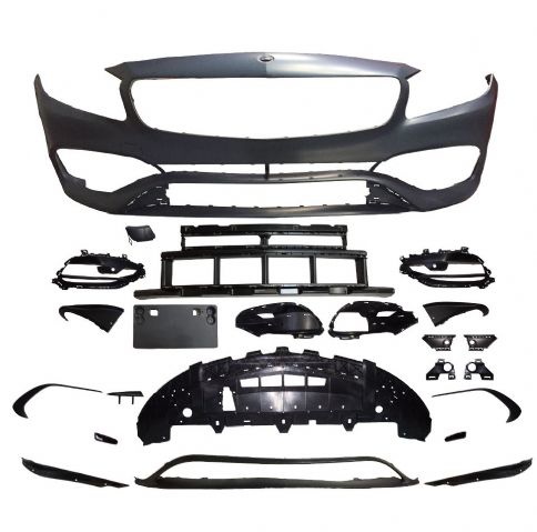 M. BENZ A-CLASS W176 AMG, A45, EDI1 FRONT BUMPER ASSY W/O PDC