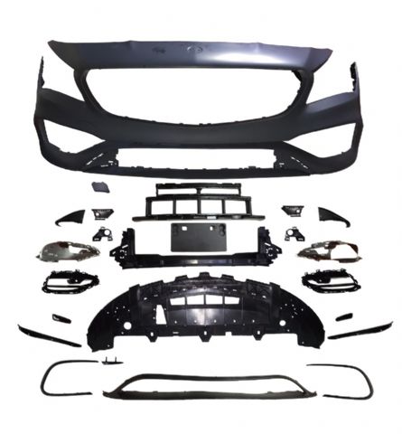 M. BENZ CLA-CLASS W117 FRONT BUMPER ASSY WO/ PDC WO/FOG LAMP