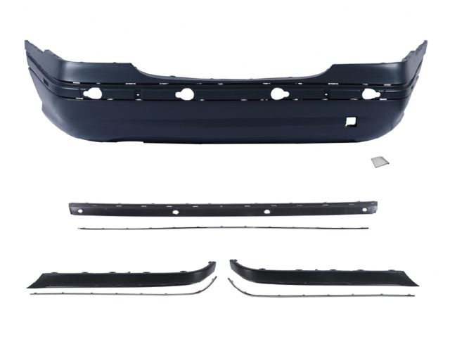 M. BENZ C-CLASS  W203 C32 AMG STYLE R/B COVER W/ PDC W/ SINGLE OUTLET