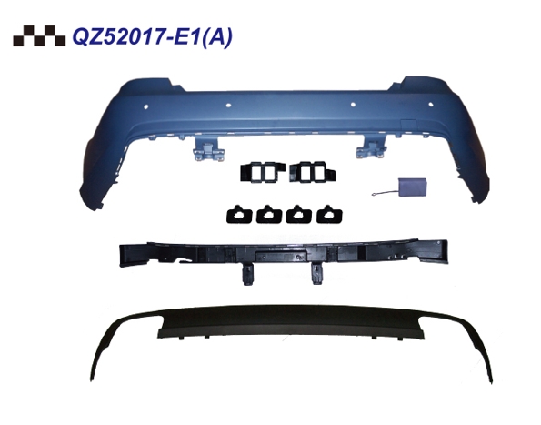 M. BENZ E-CLASS  W212 AMG R/B COVER W/ PDC HOLE W/ E350AMG LOWER DIFFUSER QZ52017-3D