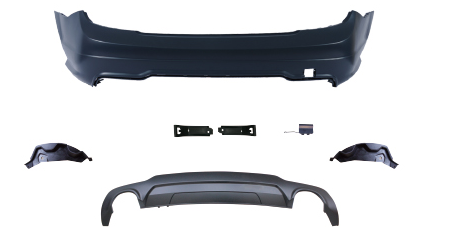 M. BENZ C-CLASS  W204 2D/4D SPORT C300 AMG R/B ASS'Y W/O PDC W/ DOUBLE MUFFLER 0---0