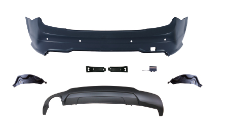 M. BENZ C-CLASS  W204 2D/4D SPORT C300 AMG R/B ASS'Y W/ PDC W/ SINGLE MUFFLER 0---