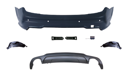 M. BENZ C-CLASS  W204 AMG R/B ASS'Y W/ PDC W/ DOUBLE MUFFLER 0---0