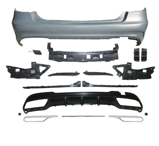 M. BENZ E-CLASS  W212 E63 AMG R/B ASSY W/O PDC TWIN DIFFUSER 00-00