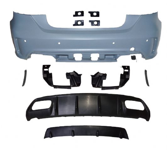 M. BENZ A-CLASS W176 AMG, A45, EDI1 REAR BUMPER ASSY W/ PDC