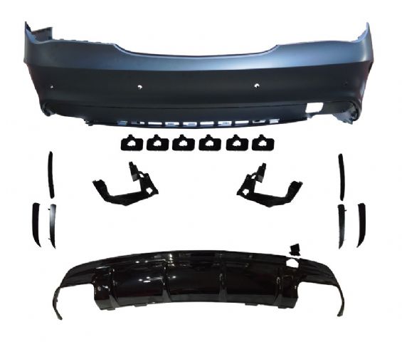 M. BENZ CLA-CLASS W117 REAR BUMPER ASSY W/  PDC