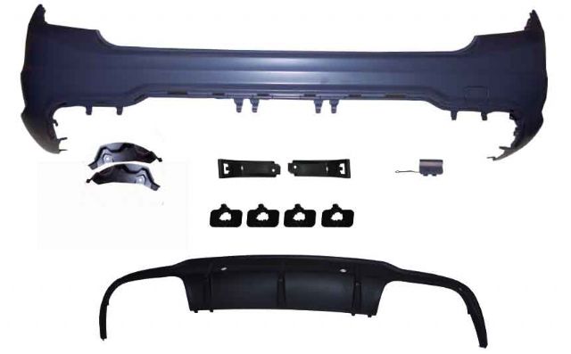 M. BENZ C-CLASS  W204 5D C63 AMG R/B ASS'Y W/ PDC W/ QUAD MUFFLER C63