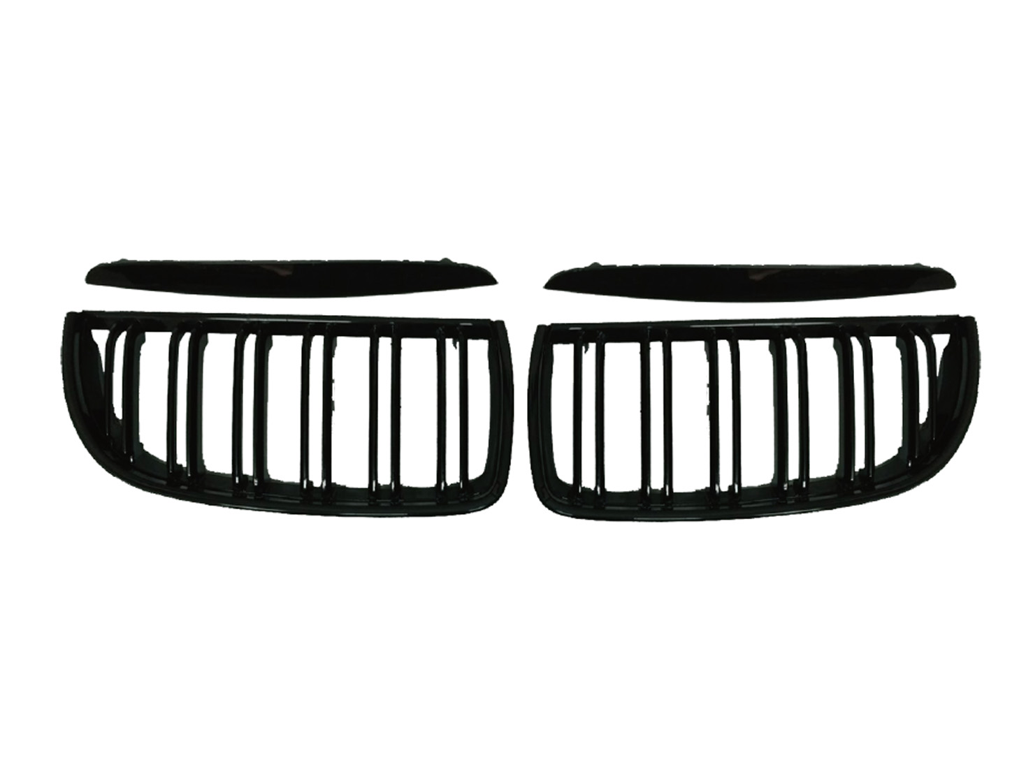 BMW 3 SERIES  E90 DOUBLE BAR LOOK GRILLE W/ UPPER TRIM L/RH