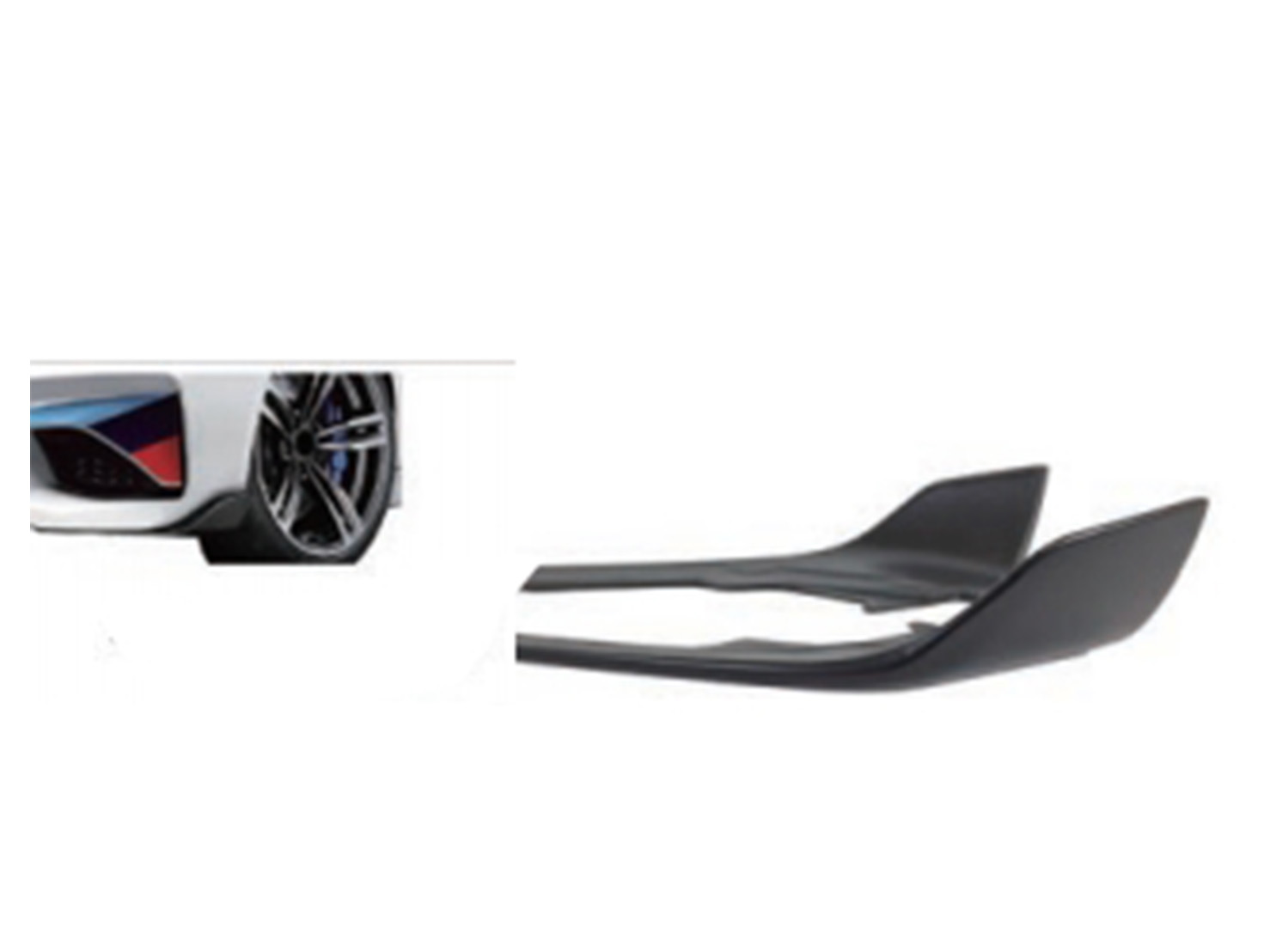 BMW 2 SERIES F87 M2 FRONT SPLITTER