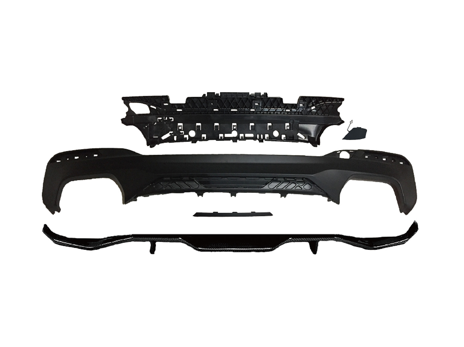 BMW 5 SERIES  G30/ G31/ G38- M TECH, M Performance DIFFUSER BIG MP SET 550