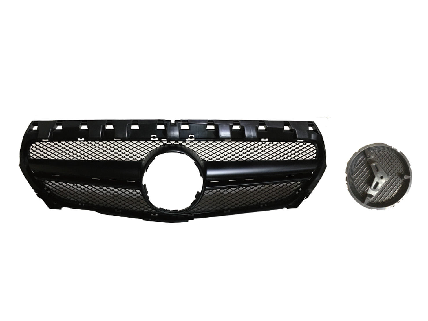 M. BENZ CLA-CLASS W117 GRILLE ASSY w/ BASE W/O LOGO