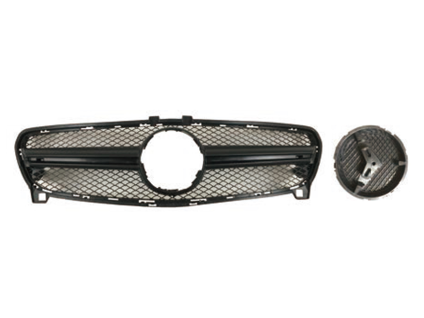 M. BENZ A-CLASS W176 AMG, A45, EDI1 GRILLE ASSY w/ BASE W/O LOGO