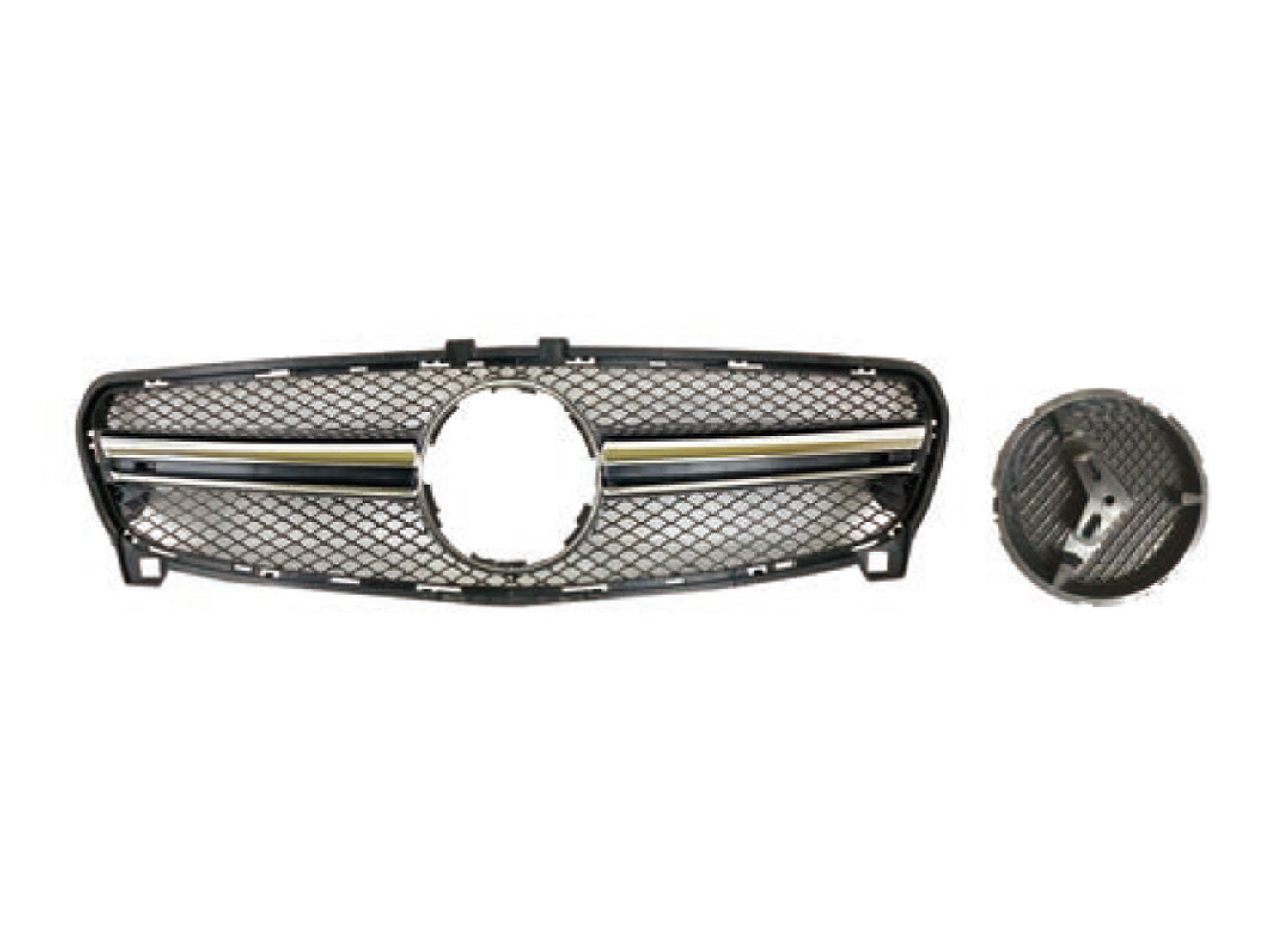 M. BENZ A-CLASS W176 AMG, A45, EDI1 GRILLE ASSY W/ BASE W/O LOGO