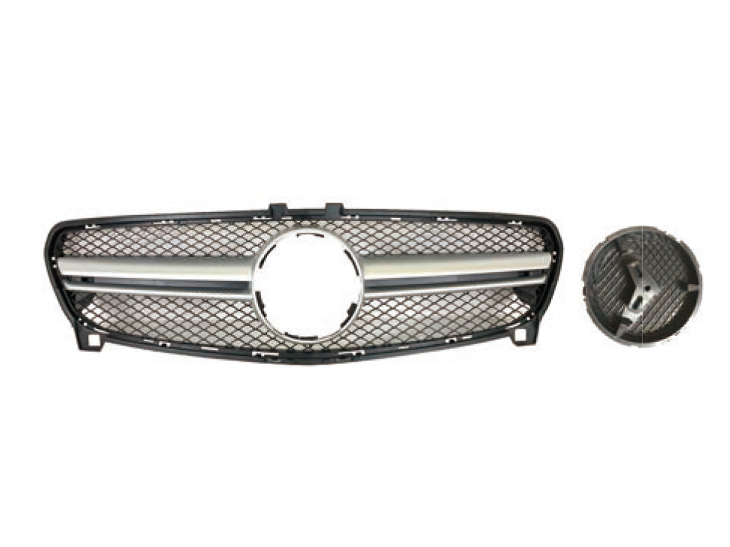M. BENZ A-CLASS W176 AMG, A45, EDI1 GRILLE ASSY w/ BASE W/O LOGO
