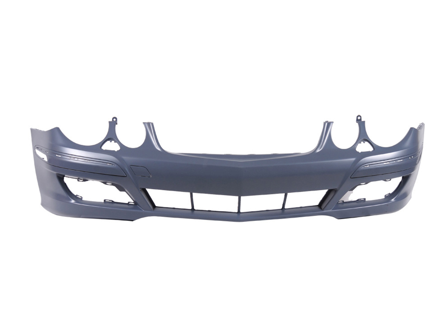 M. BENZ E-CLASS  W211 Avantgarde 2007-2009 FRONT BUMPER COVER WO/AMG STYLING PKG WO/SPORT PKG W/H/LAMP WASHER WO/PARKTRONIC PTM