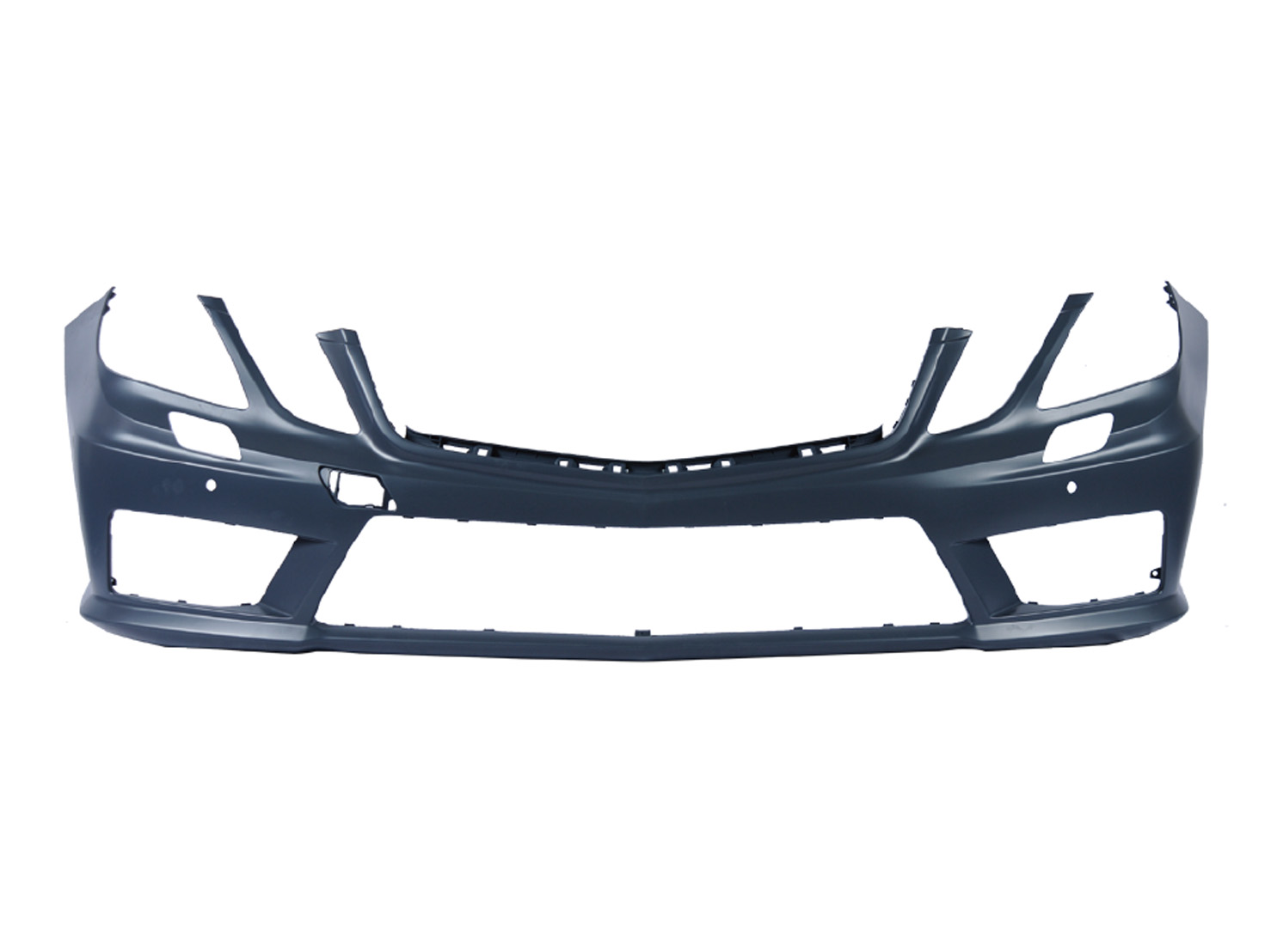 M. BENZ E-CLASS  W212 E63 LOOK FRONT BUMPER COVER W/ WASHER HOLE W/ PDC