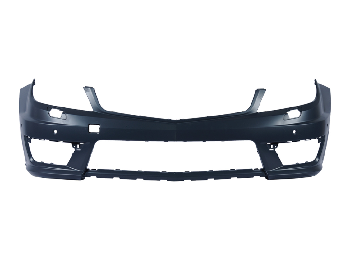 M. BENZ E-CLASS  W204 AMG FRONT BUMPER COVER W/ WASHER HOLE W/ PDC