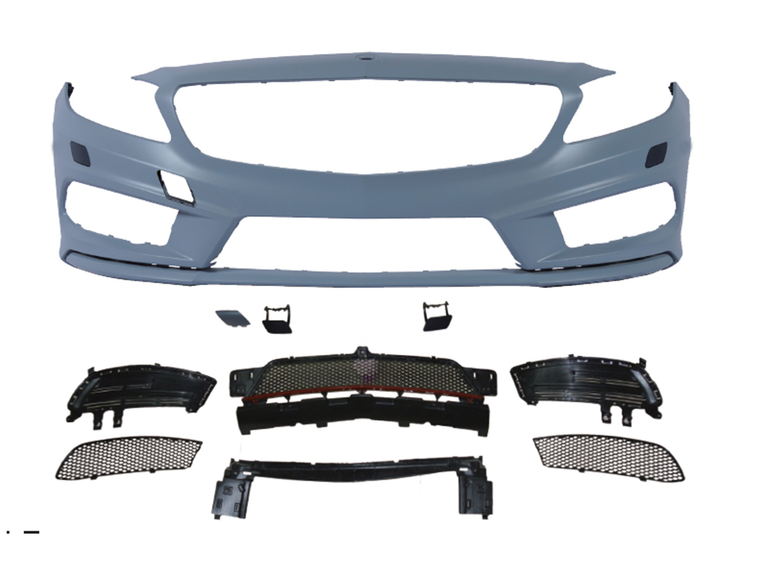 M. BENZ A-CLASS W176 AMG, A45, EDI1 FRONT BUMPER ASS'Y W/ WASHER W/O PDC