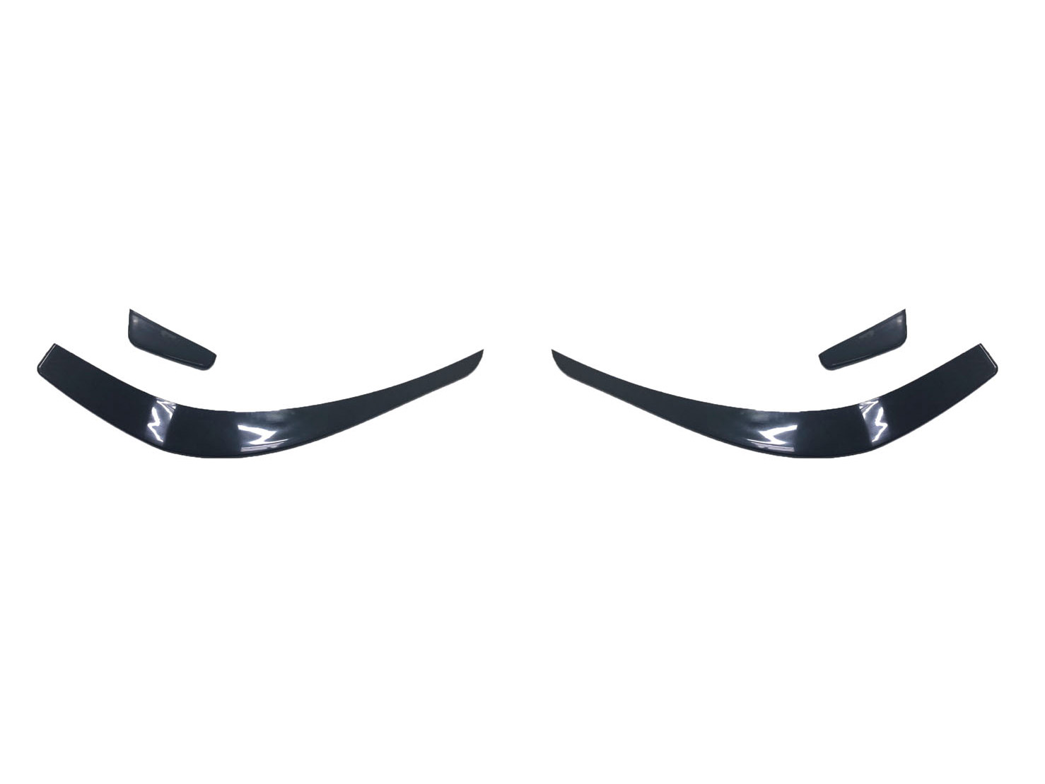 M. BENZ CLA-CLASS W117 FRONT SPLITTERS (4PCS)
