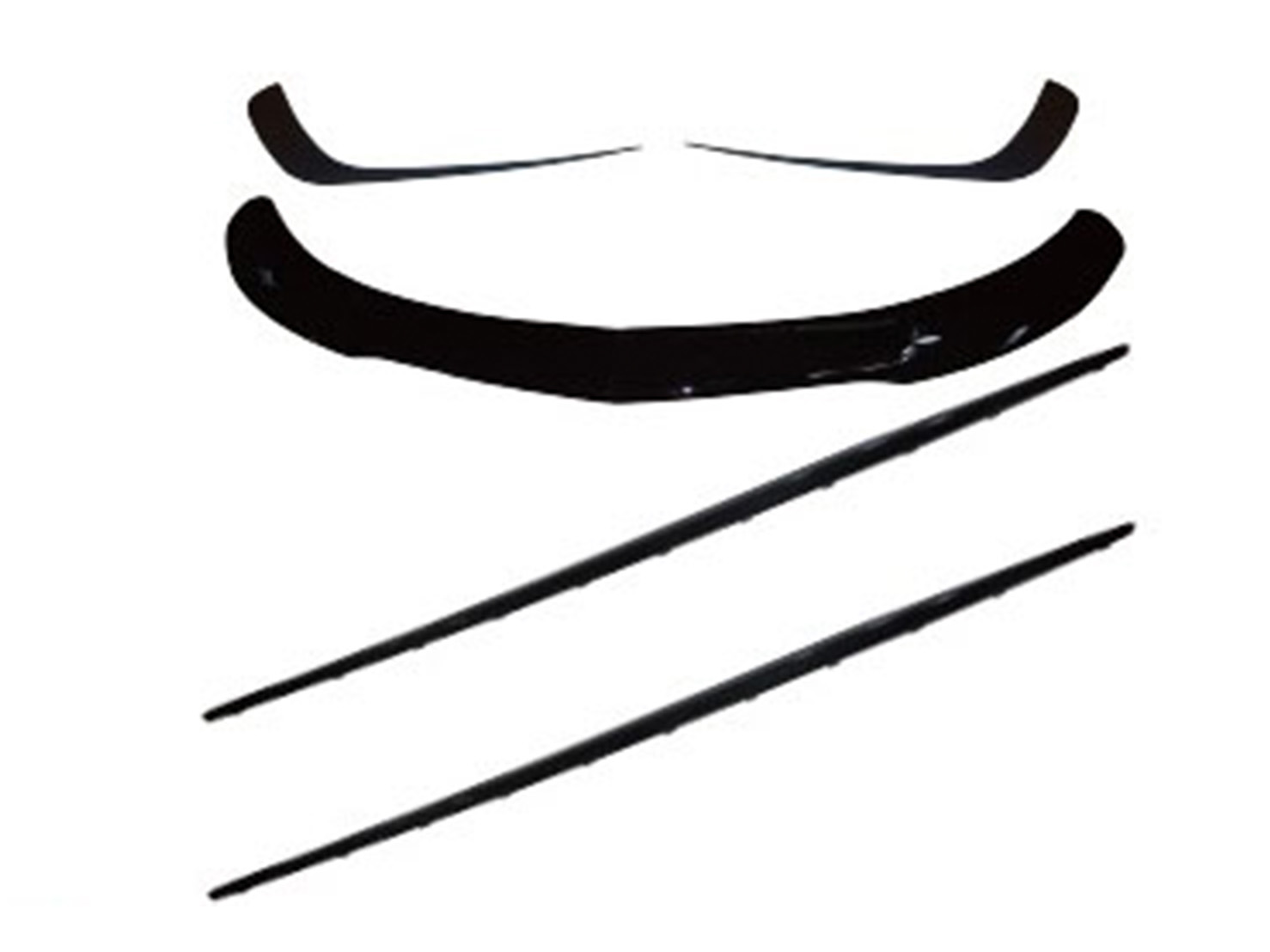 M. BENZ CLA-CLASS W117 FRONT LIP+BROW+SIDE LIP