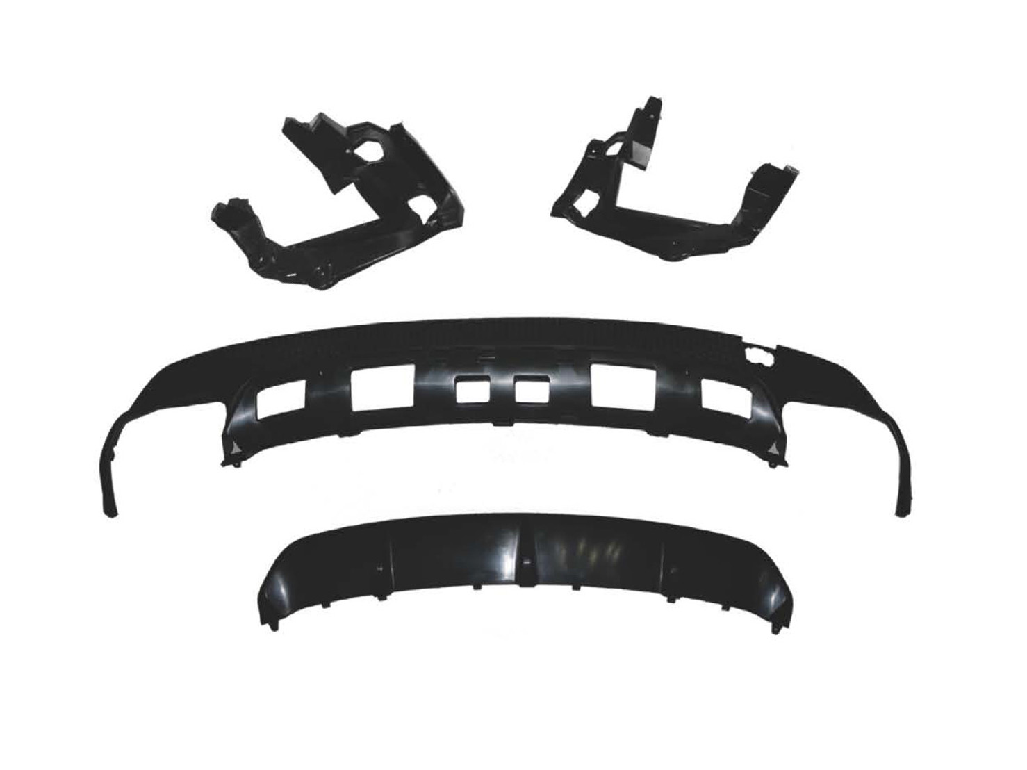 M. BENZ CLA-CLASS W117 REAR DIFFUSER COVER CLA45 STYLE + COVER