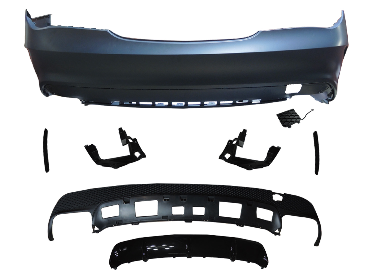 M. BENZ CLA-CLASS W117 REAR BUMPER W/O PDC ASSY