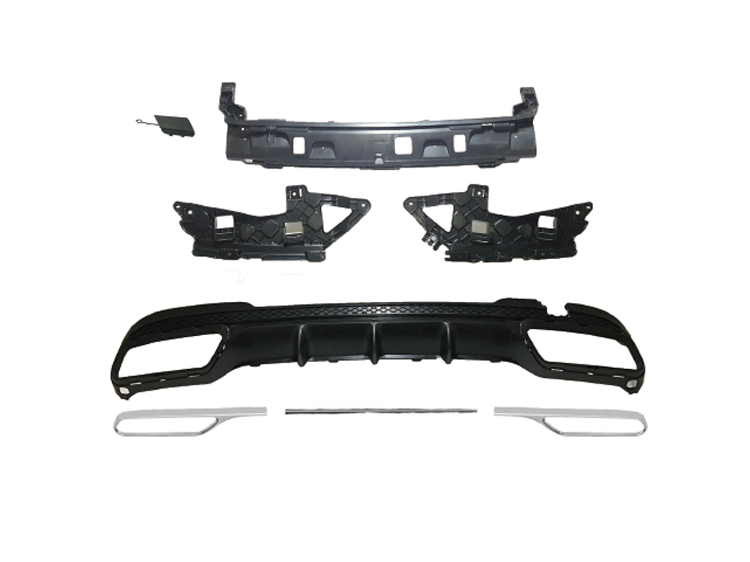 M. BENZ E-CLASS  W212 AMG DIFFUSER SET