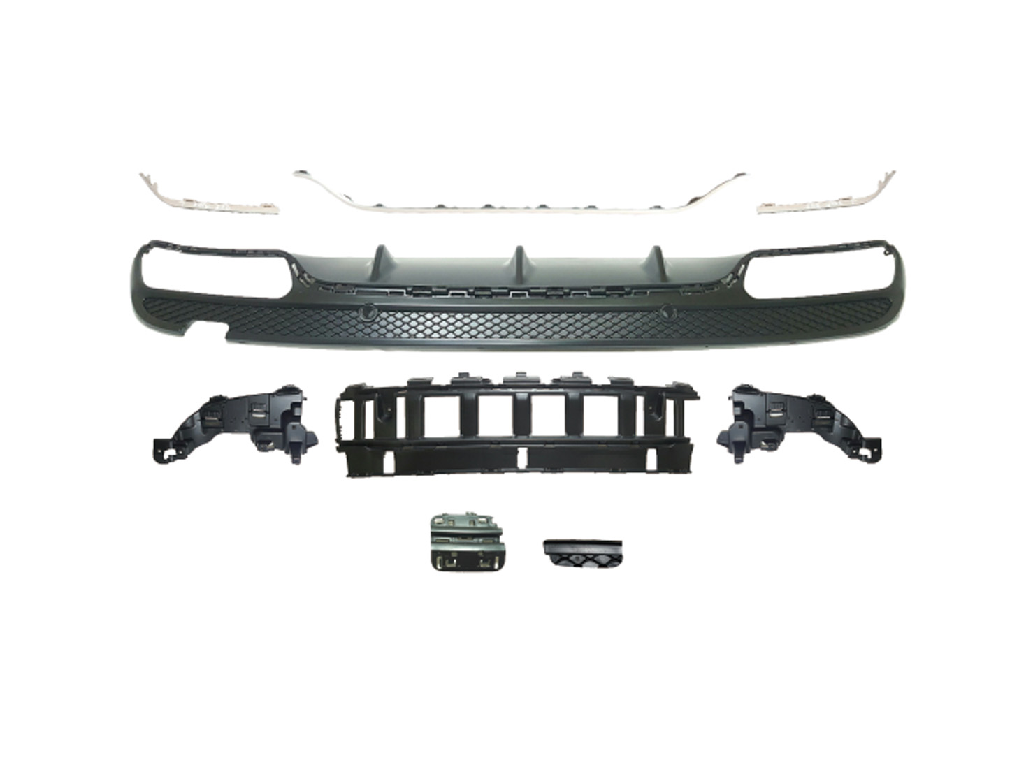 M. BENZ C-CLASS  W205 AMG C63/C43 DIFFUSER ASSY
QZ52031M-4D+1+2A+2B+5L/R+6