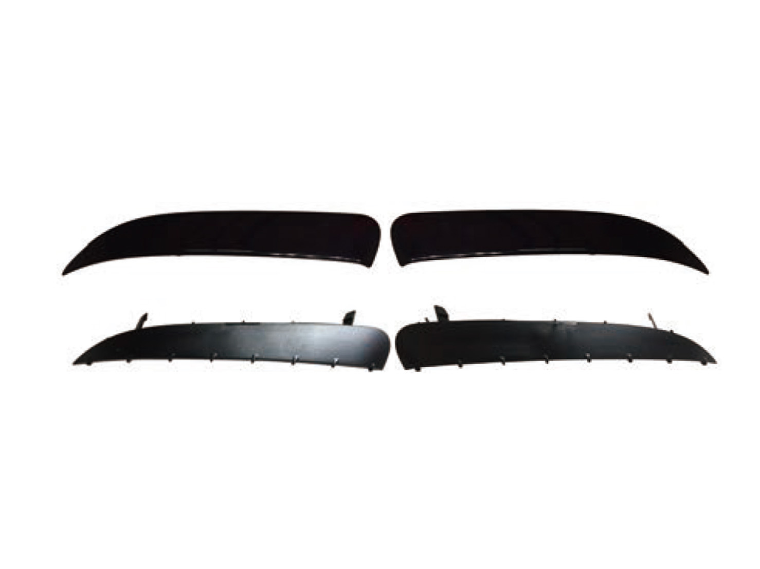 M. BENZ CLA-CLASS W117 EAR BUMPER SPLITTER+MOUNDING RAIL