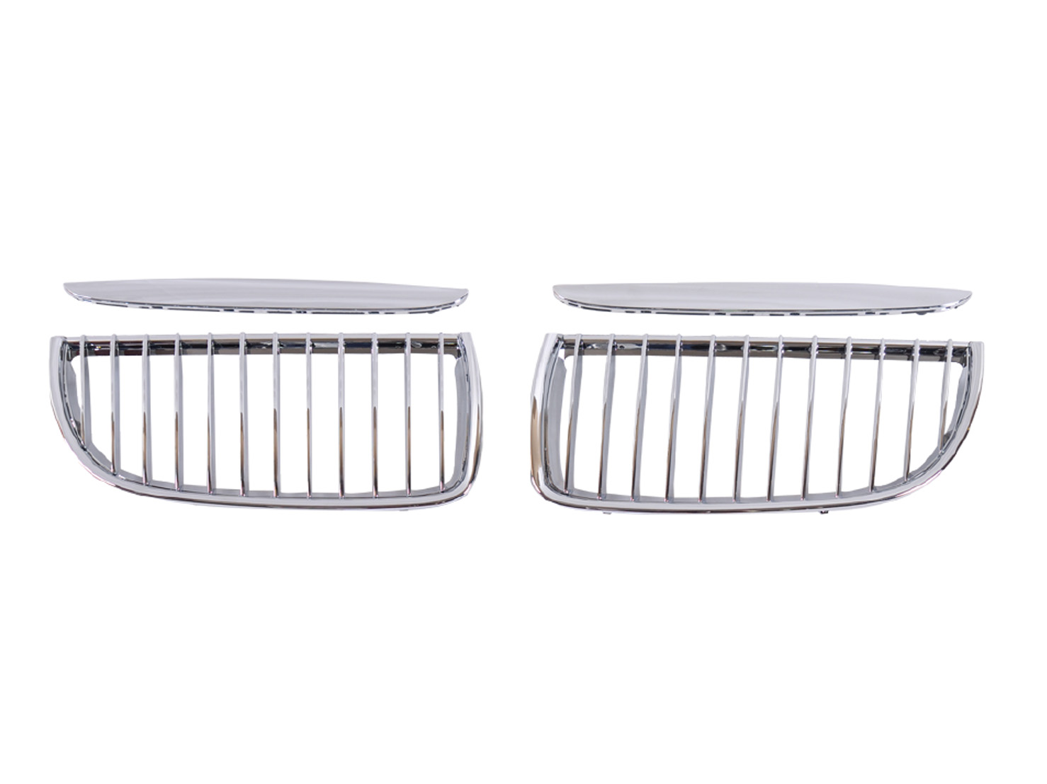 BMW 3 SERIES  E90 GRILLE, ALL CHROME W/ HEAD SLOTS