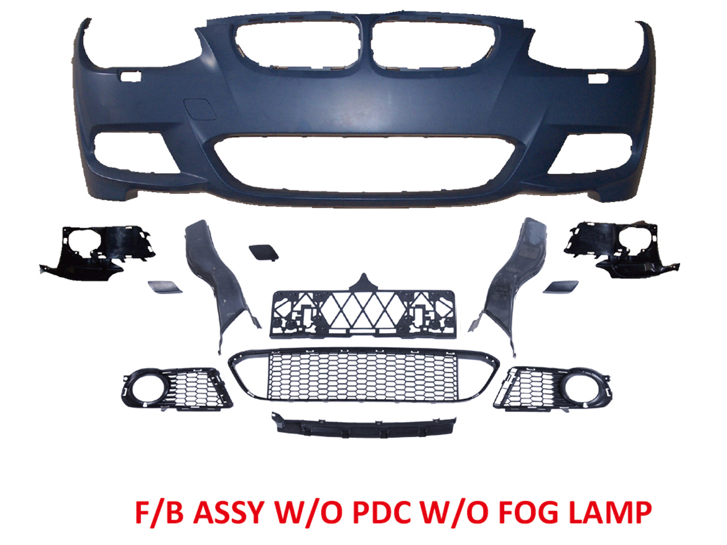 BMW 3 SERIES  E92 M3 Coupe F/B COVER W/O PDC W/O FOG LAMP