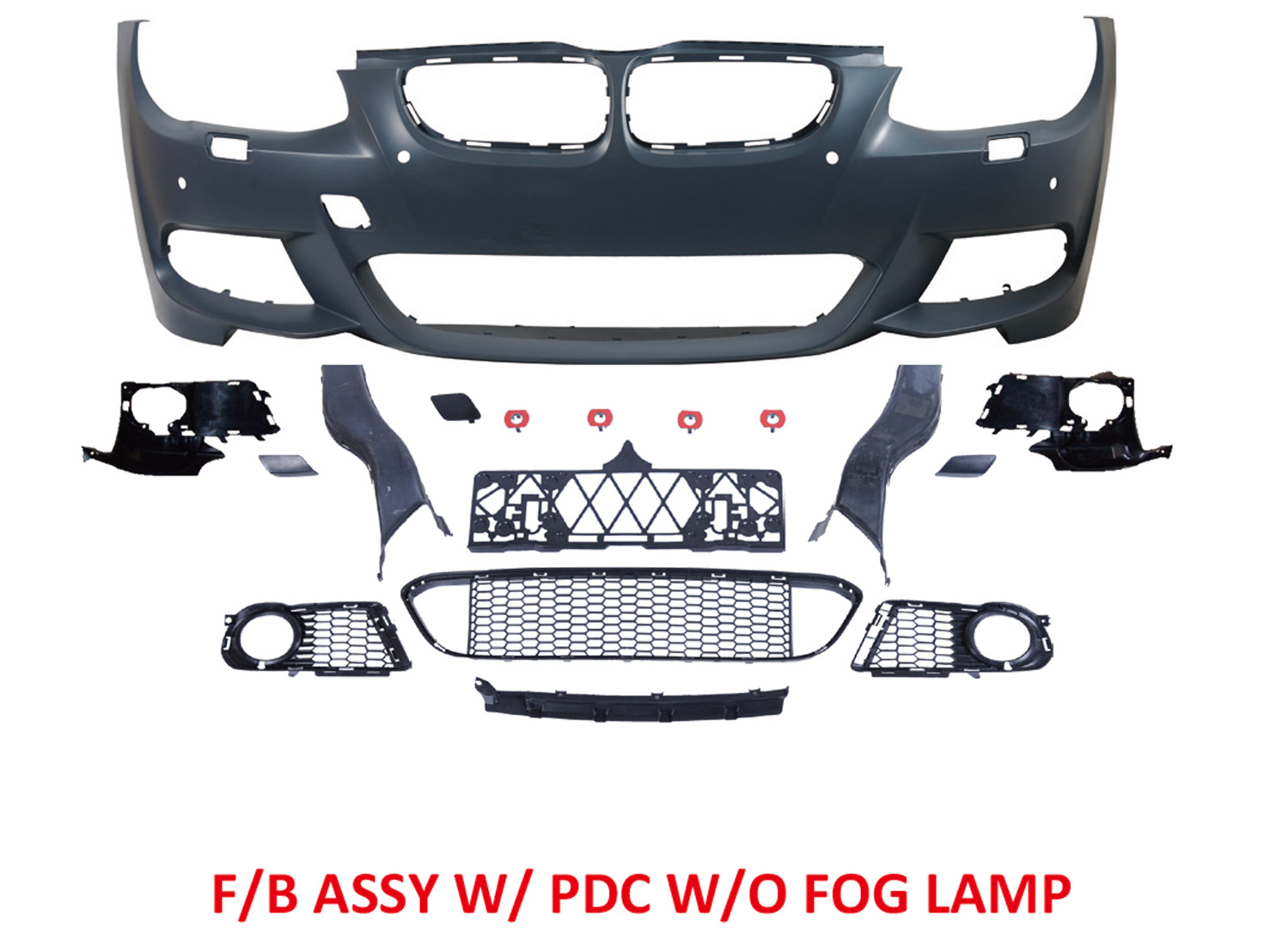 BMW 3 SERIES  E92 M3 Coupe F/B COVER W/ PDC W/O FOG LAMP