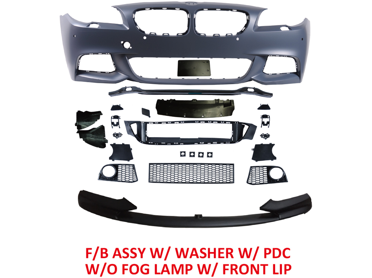 BMW 5 SERIES  F10 M5/ M Performance F/B W/ WASHER W/ PDC W/O FOG LAMP