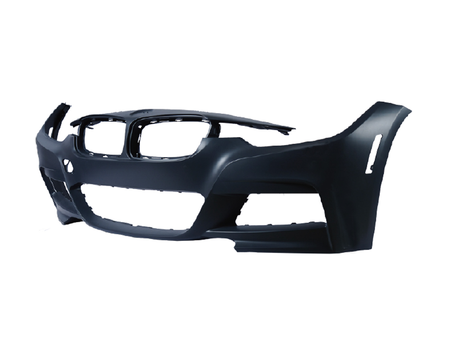BMW 3 SERIES  F30 Sedan 4D/ 4Doors FRONT BUMPER COVER W/O WASHER HOLE W/O PDC W/ SIDE REFLECTOR HOLE US TYPE