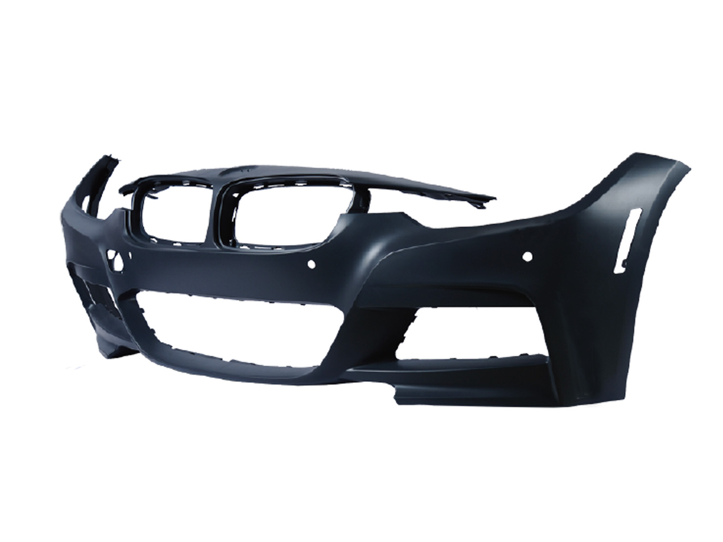 BMW 3 SERIES  F30 Sedan 4D/ 4Doors FRONT BUMPER COVER W/O WASHER HOLE W/ PDC W/ SIDE REFLECTOR HOLE US TYPE