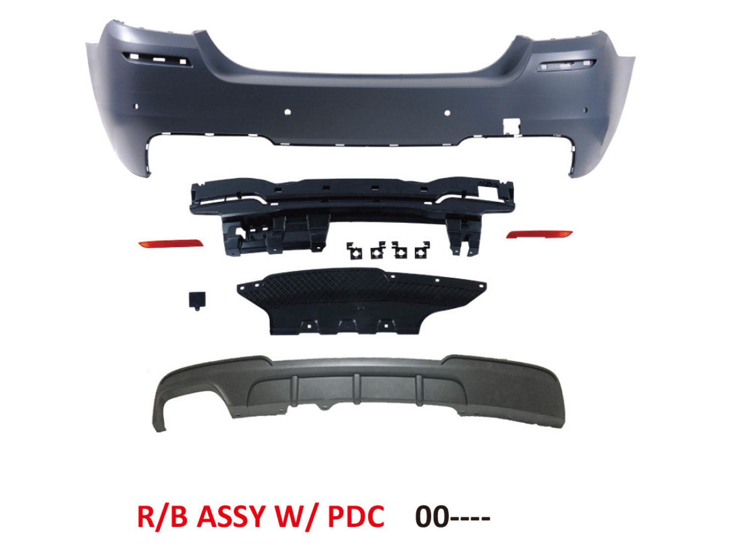 BMW 5 SERIES  F10 M5/ M Performance REAR W/ PDC 00-- MP