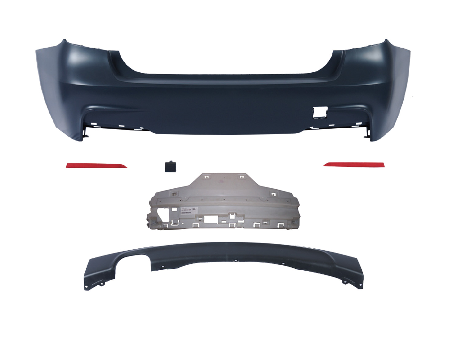 BMW 3 SERIES  F30 Sedan 4D/ 4Doors R/B ASS'Y W/O PDC SINGLE OUTLET DOUBLE MUFFLER KM52020-3 328