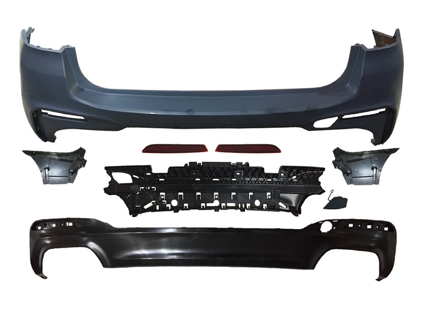 BMW 5 SERIES  G30/ G31/ G38- M TECH, M Performance R/B ASSY W/O PDC (BIG)