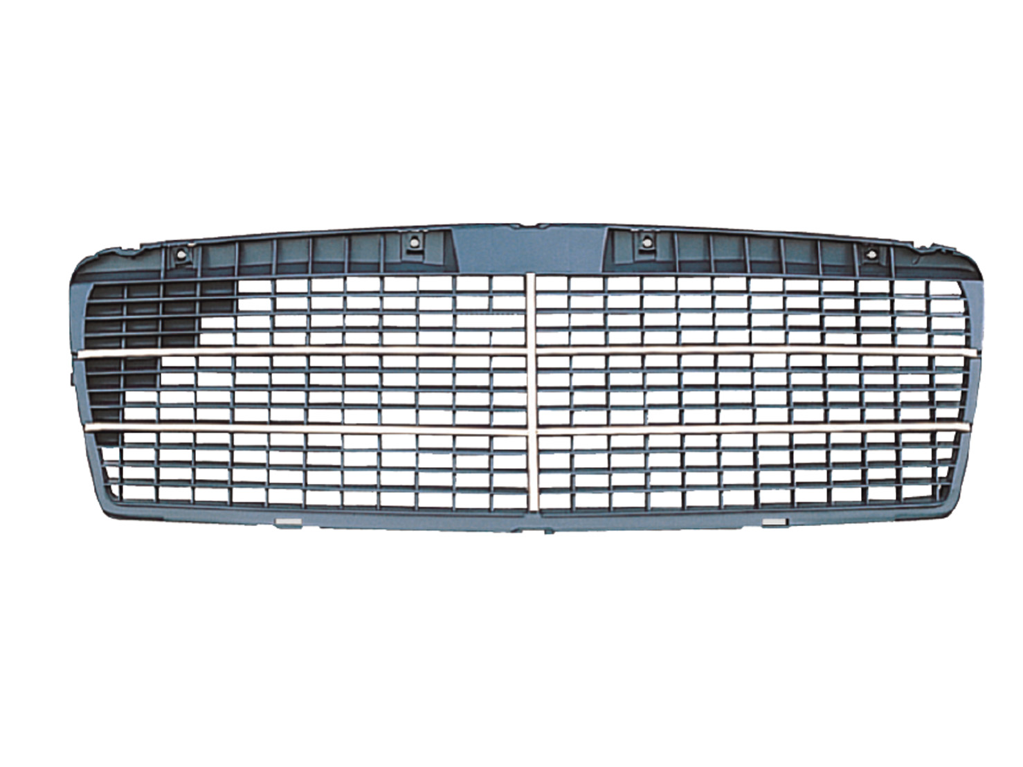 M. BENZ E-CLASS  W210 GRILLE W/MOULDING (5) W/O FRAME  (E280)