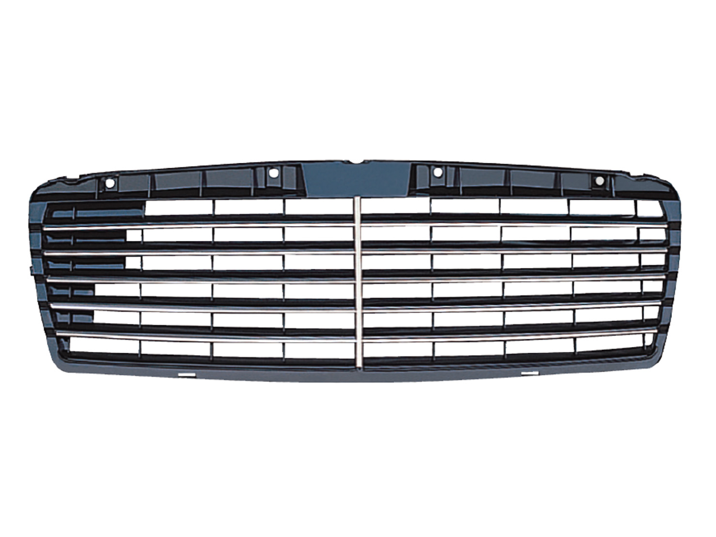 M. BENZ E-CLASS  W210 GRILLE W/MOULDING (11) W/O FRAME  (E320)
