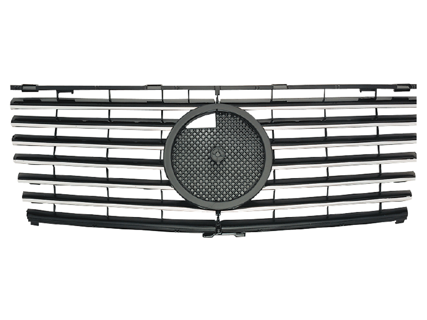 M. BENZ E-CLASS  W124 GRILLE W/ (13)MLD W/O FRAME (SPORT TYPE)
