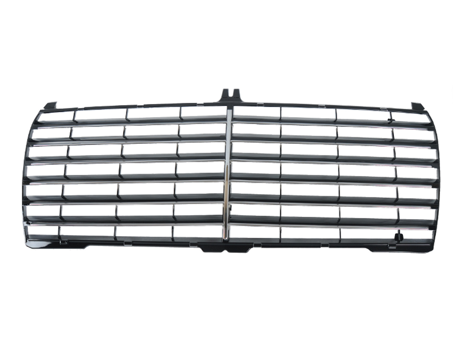 M. BENZ E-CLASS  W124 GRILLE W/(13)MOULDING W/O FRAME (NEW MODEL)