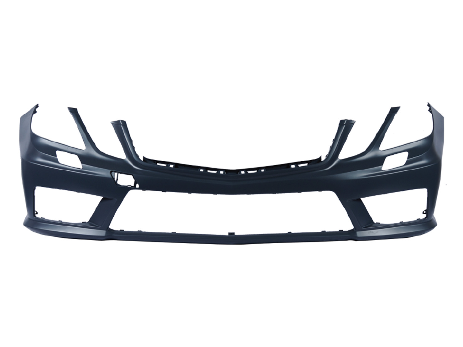 M. BENZ E-CLASS  W212 AMG FRONT BUMPER COVER W/ WASHER HOLE W/O PDC