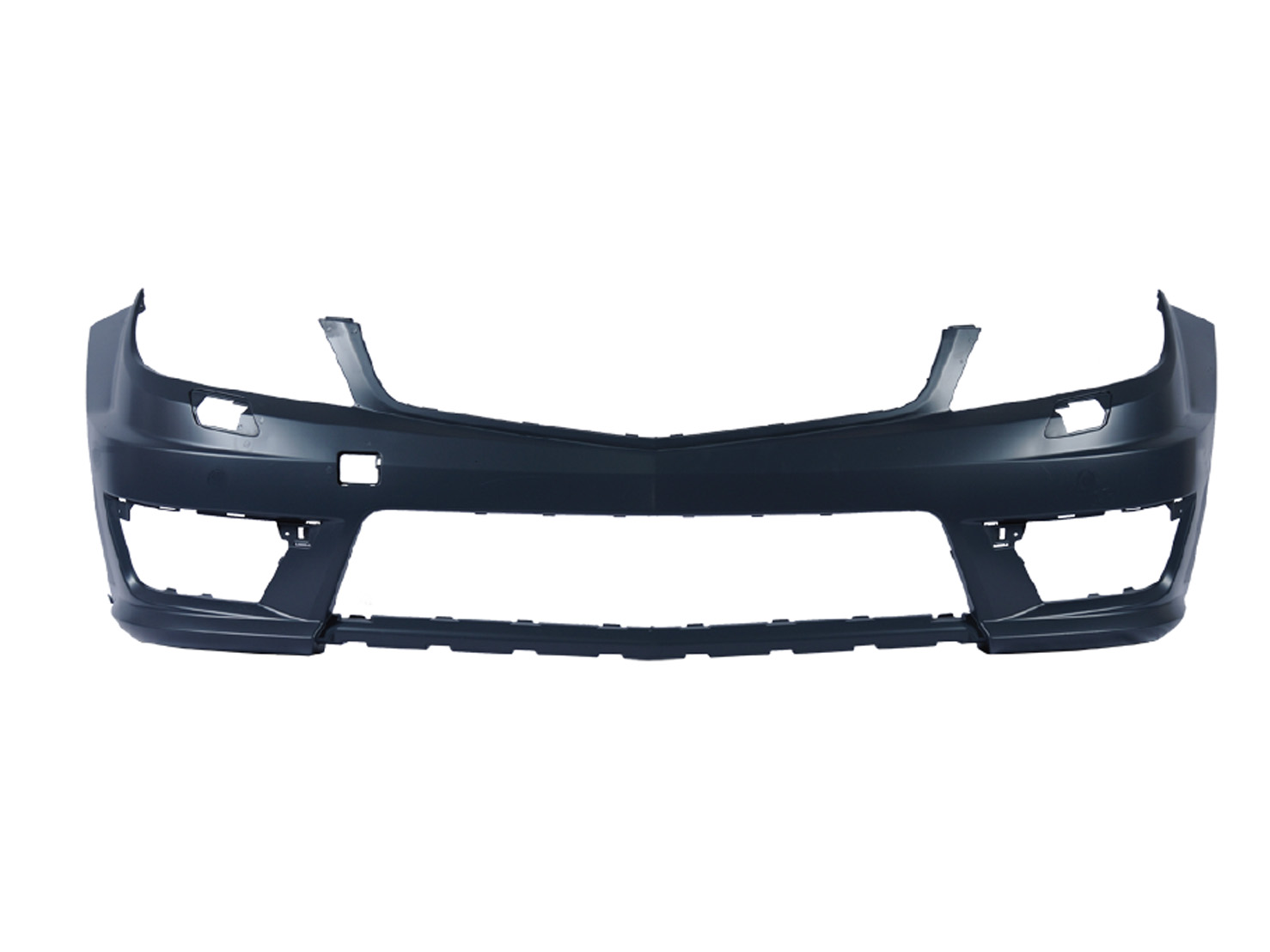 M. BENZ C-CLASS  W204 C63 LOOK FRONT BUMPER COVER W/ WASHER HOLE W/O PDC