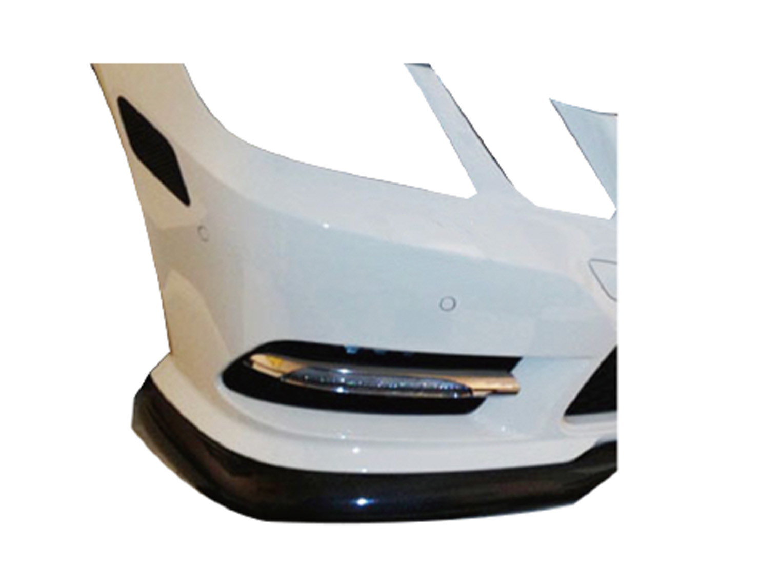 M. BENZ E-CLASS  W212 AMG 2010-2013 FRONT BUMPER COVER W212 SEDAN W/AMG STYLING PKG WO/HLAMP WSHR W/PARKTRONIC PTM