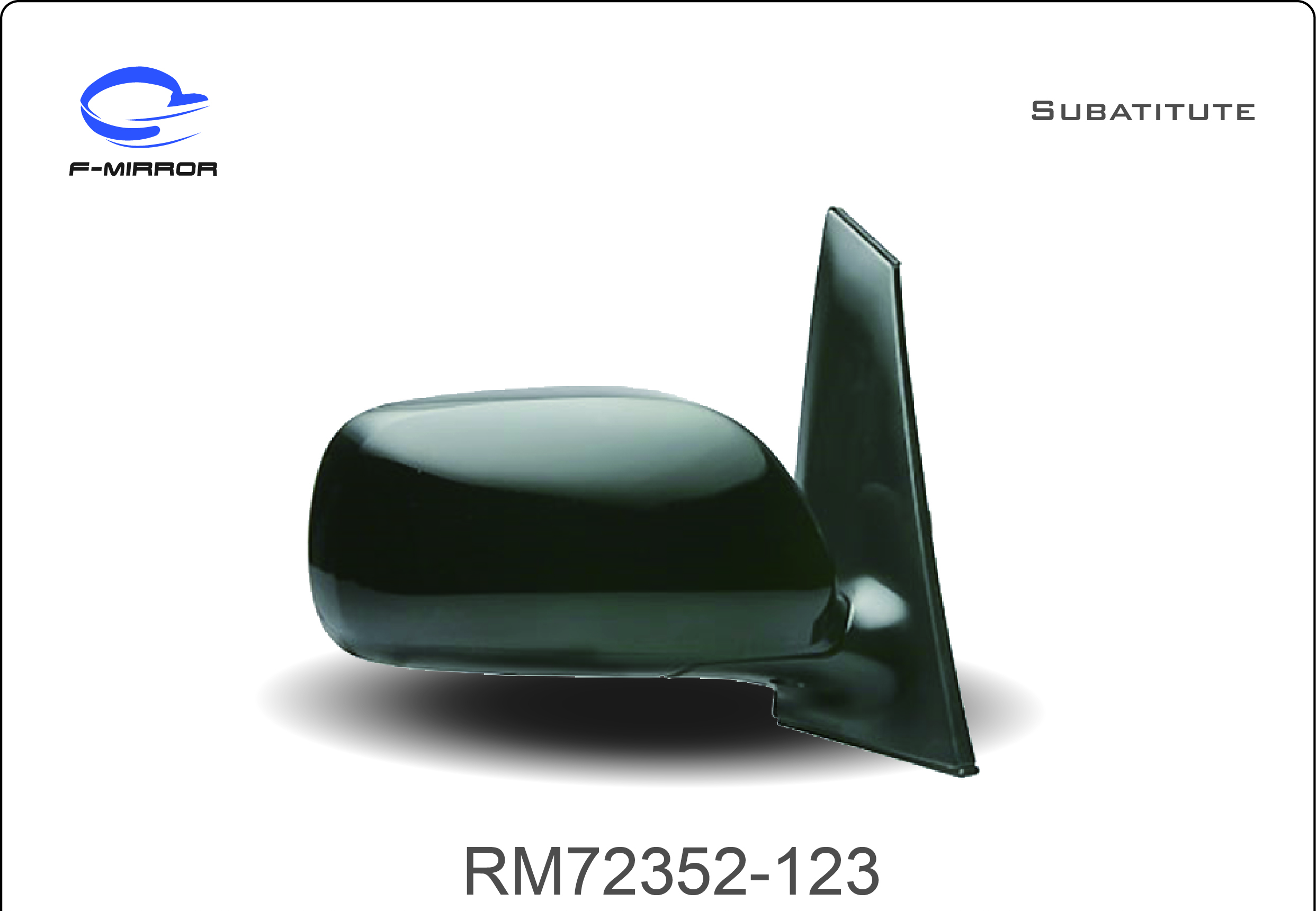 TOYOTA 4D PRIUS DOOR MIRROR